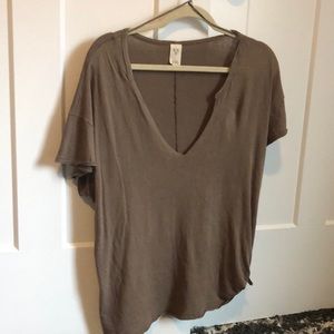 Brown long T-shirt